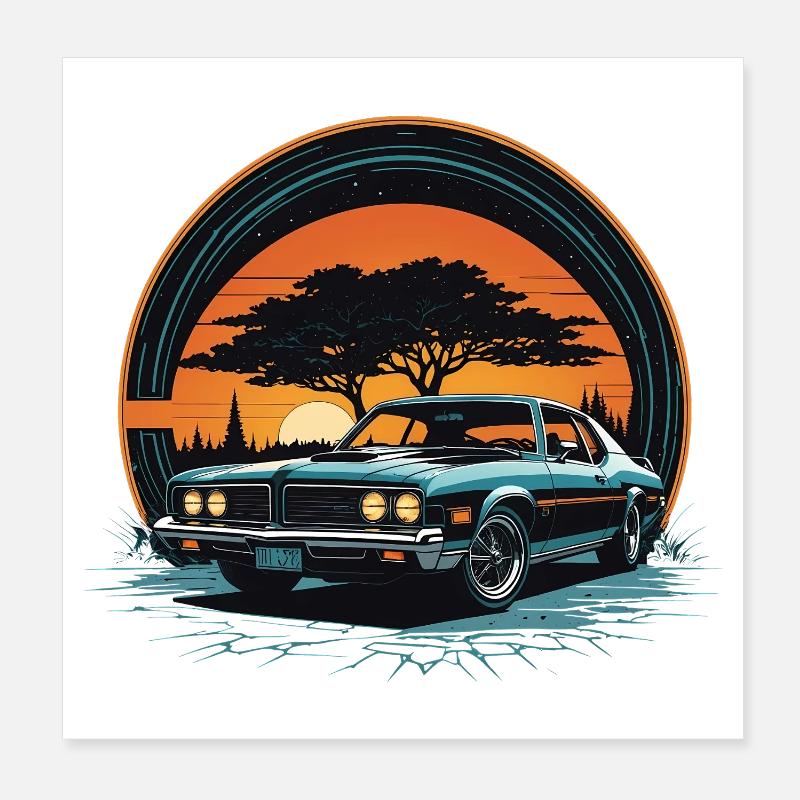 car_01 Poster 20 x 20 cm