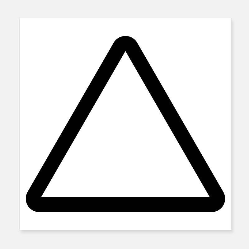 Baustelle, Warnschild Vorlage, Danger Warning Poster 20x20 cm