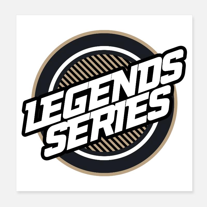 Emblema della serie Legends Poster 20x20 cm
