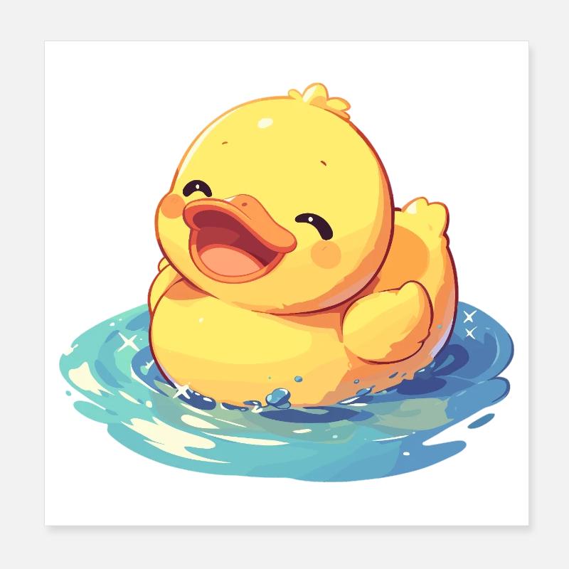 Canards Canard Poster 20 x 20 cm