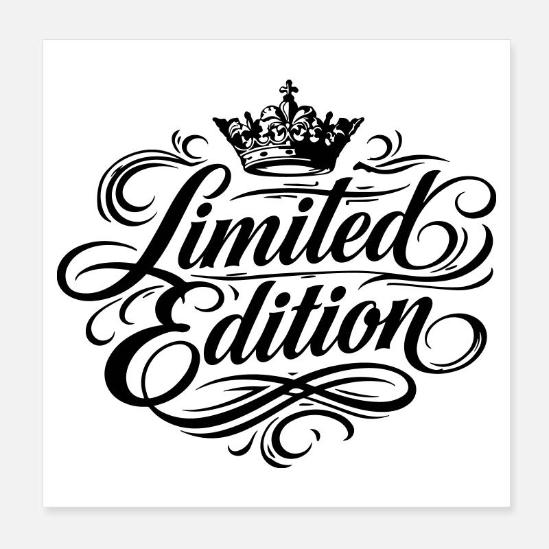 Édition limitée Poster 20 x 20 cm