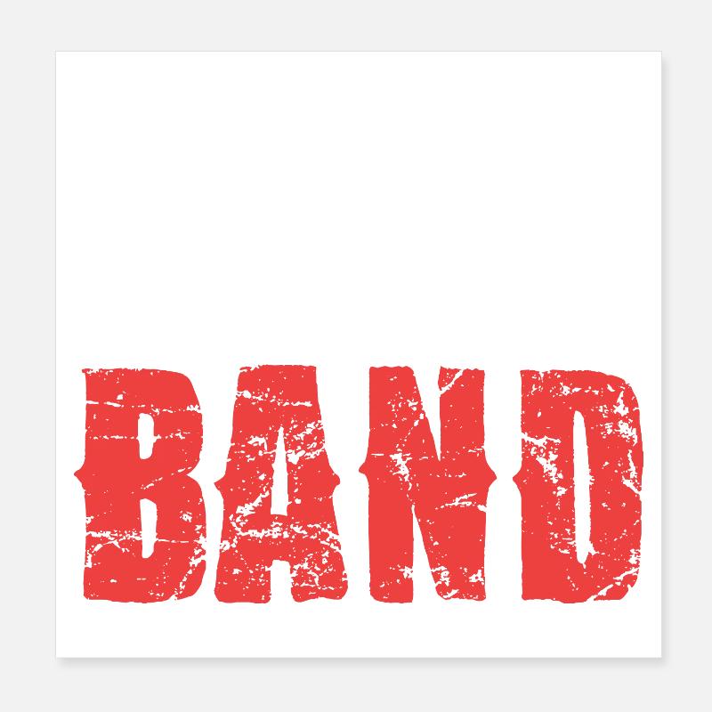Je suis avec le groupe Poster 20 x 20 cm