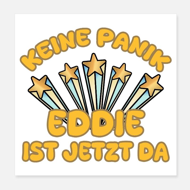Eddie Poster 20x20 cm
