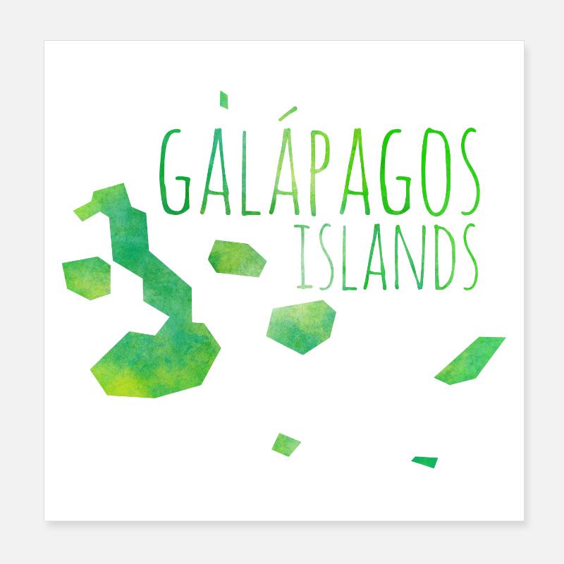 Galapagos Poster 20x20 cm