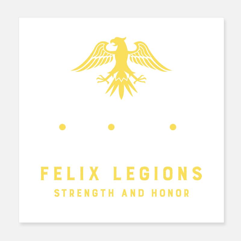 SPQR Römische Legion Poster 20x20 cm