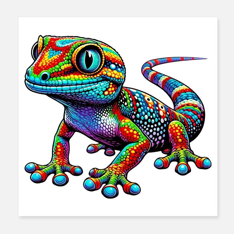 Gekko Juliste 20 x 20 cm