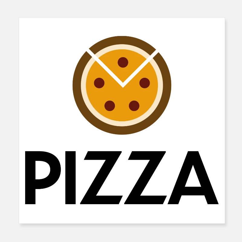 Pizza Poster 20 x 20 cm