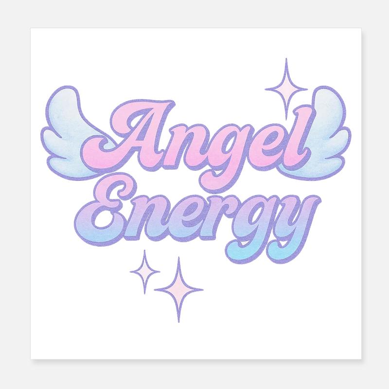 Angel Energy / Conception Y2K Poster 20 x 20 cm