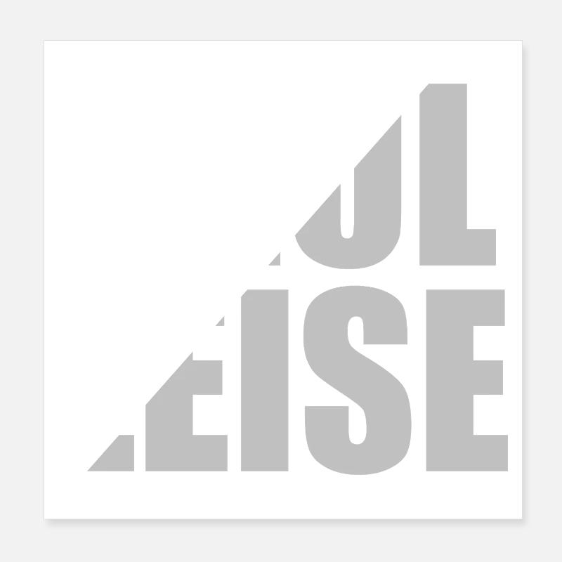 Heul Leise Poster 20x20 cm