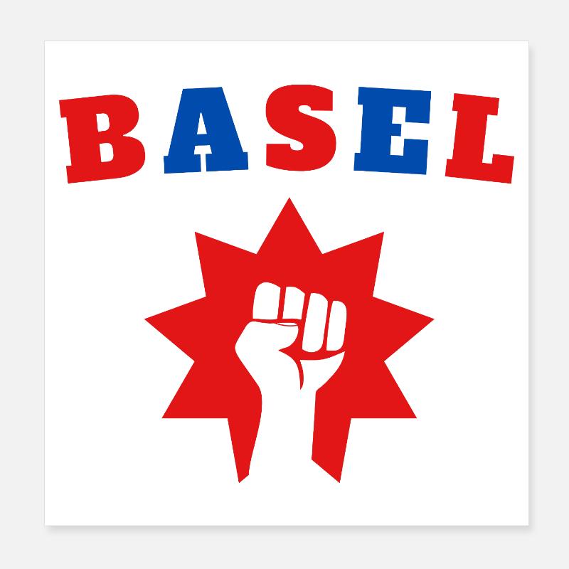Basel Poster 8" x 8" (20x20 cm)