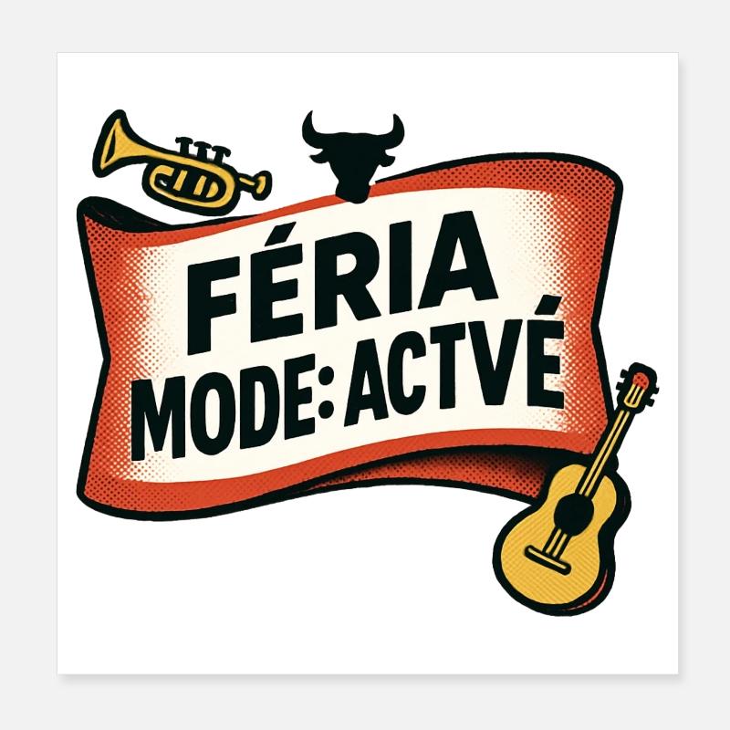 Féria mode : activé Poster 20 x 20 cm