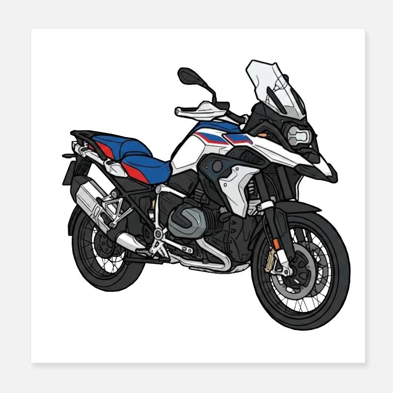Moto GS Poster 20 x 20 cm