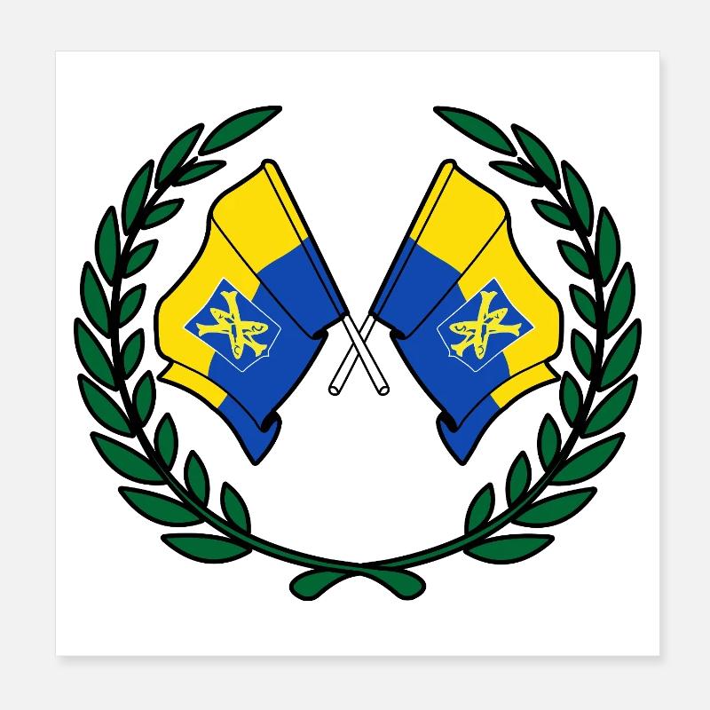 Couronne d’honneur de Zandvoort Poster 20 x 20 cm
