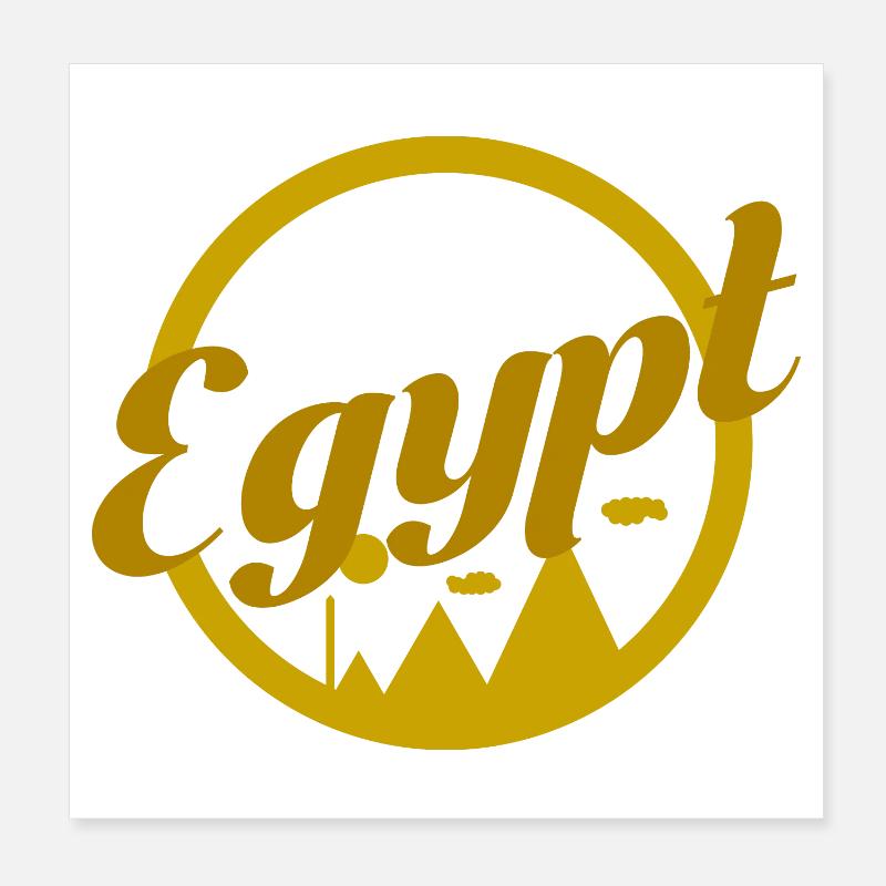 Egypt Egypt Pyramids Cairo Summer Gift Idea Poster 8" x 8" (20x20 cm)