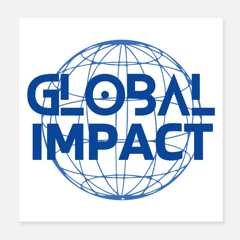 Planet Erde, Mutter Natur, rette den Planeten Poster 20x20 cm