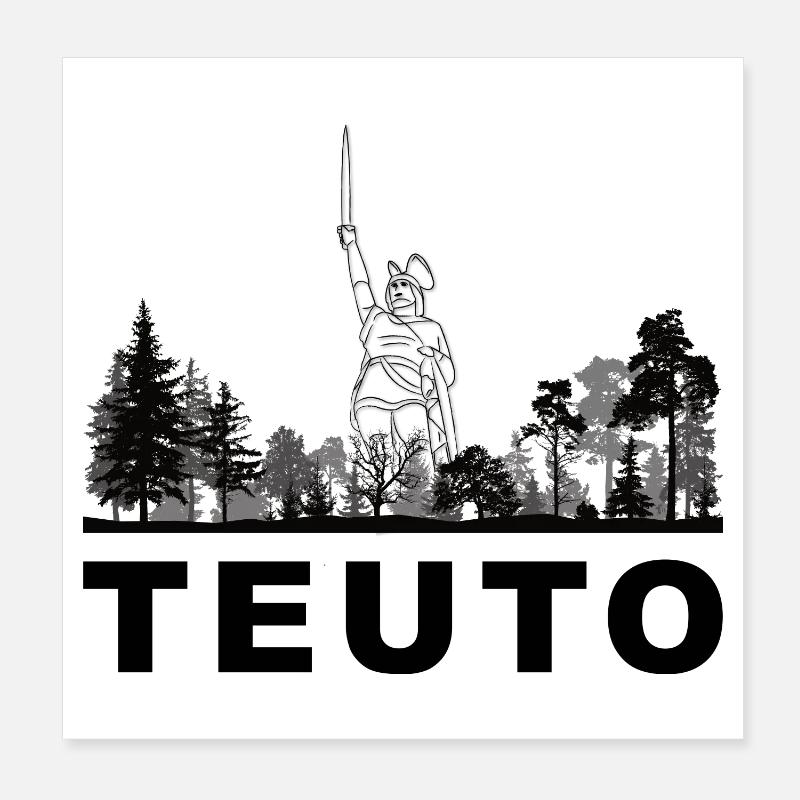 Teuto Poster 20x20 cm