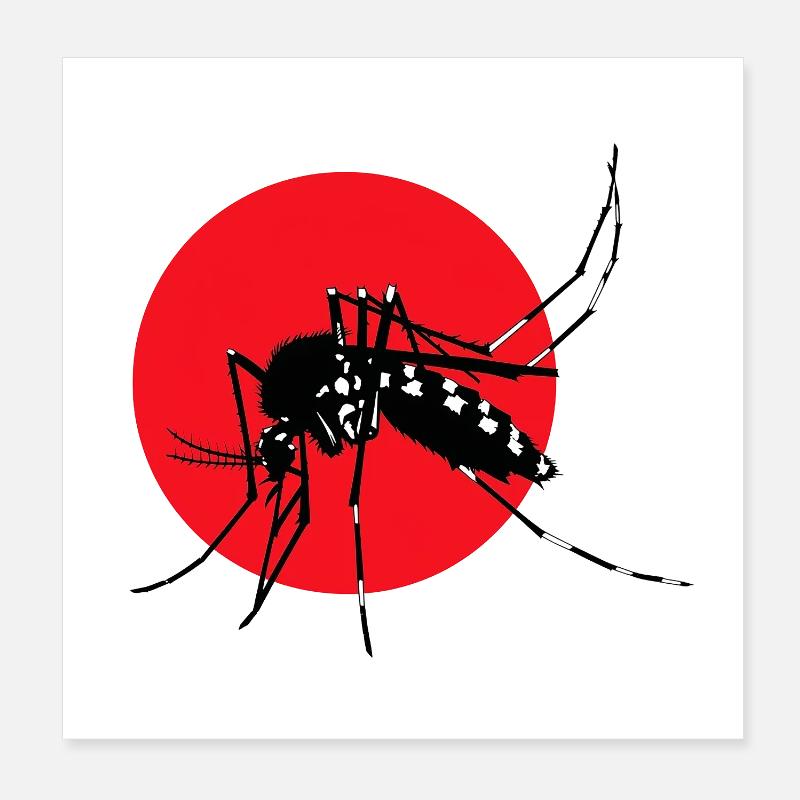 Moustique Poster 20 x 20 cm