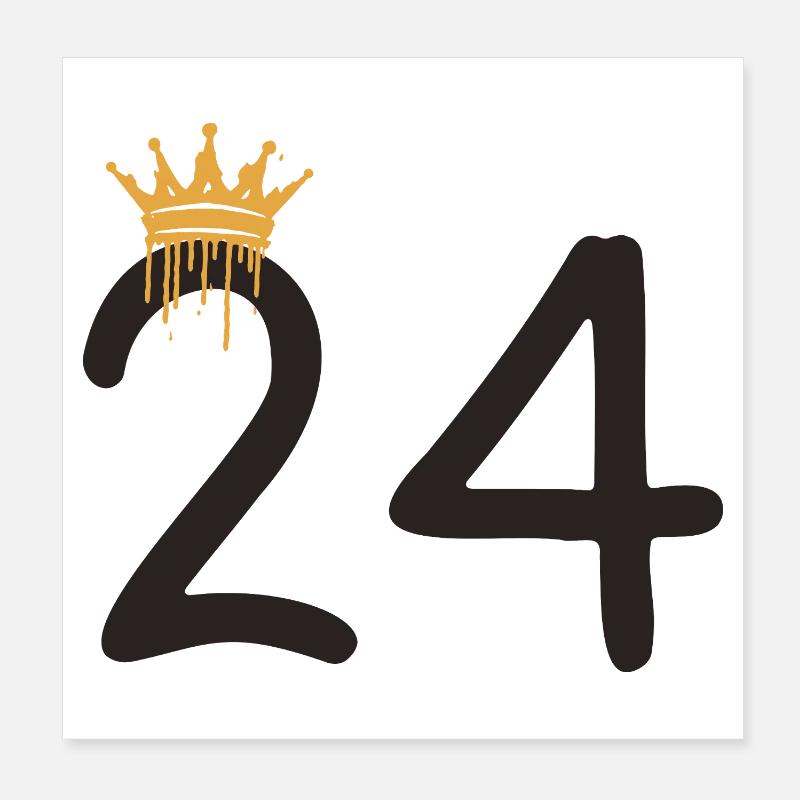 24 Poster 20 x 20 cm