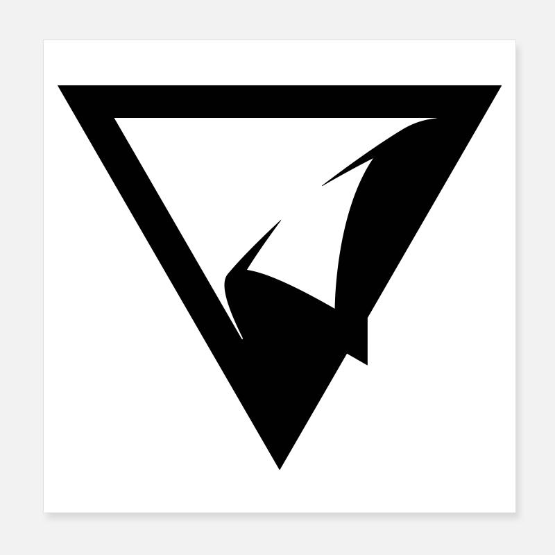 TRIANGLE PATCH Poster 20x20 cm