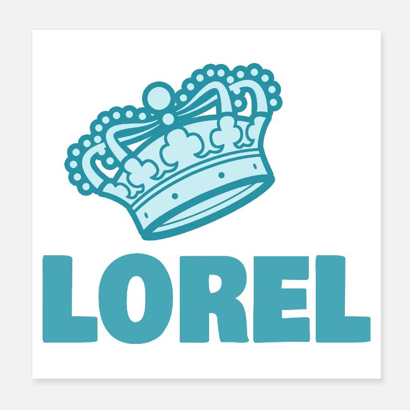 Lorel Poster 8" x 8" (20x20 cm)