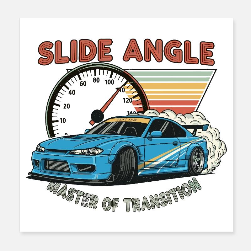 Slide Angle: Master of Transition Poster 8" x 8" (20x20 cm)