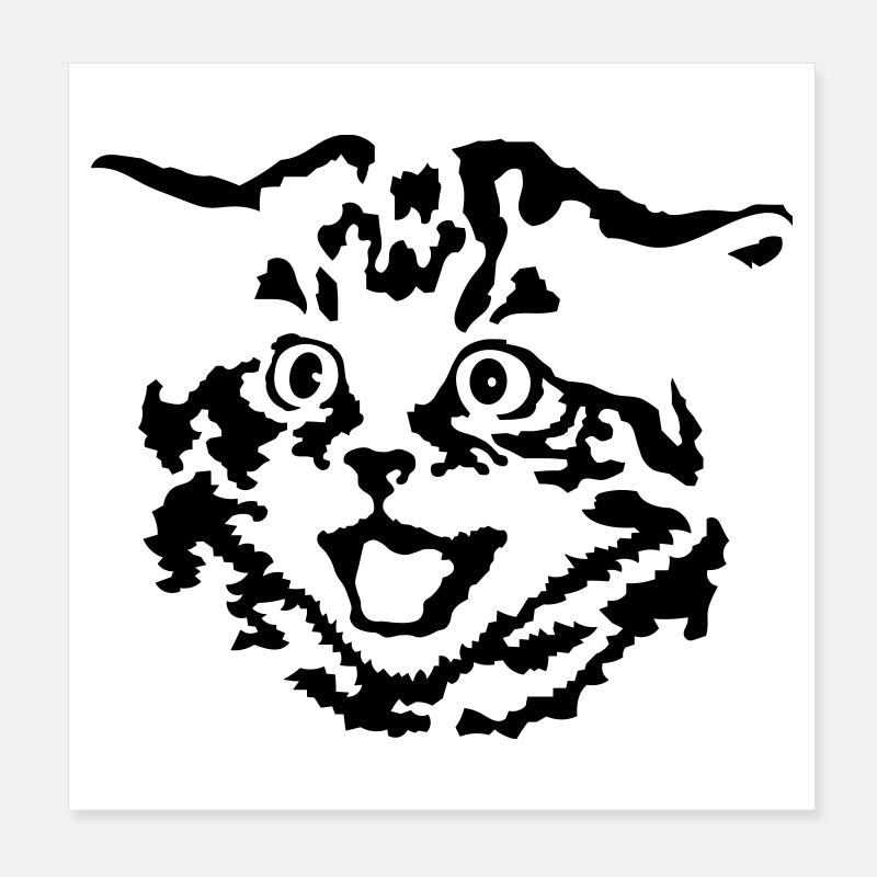 Kätzchen Poster 20x20 cm