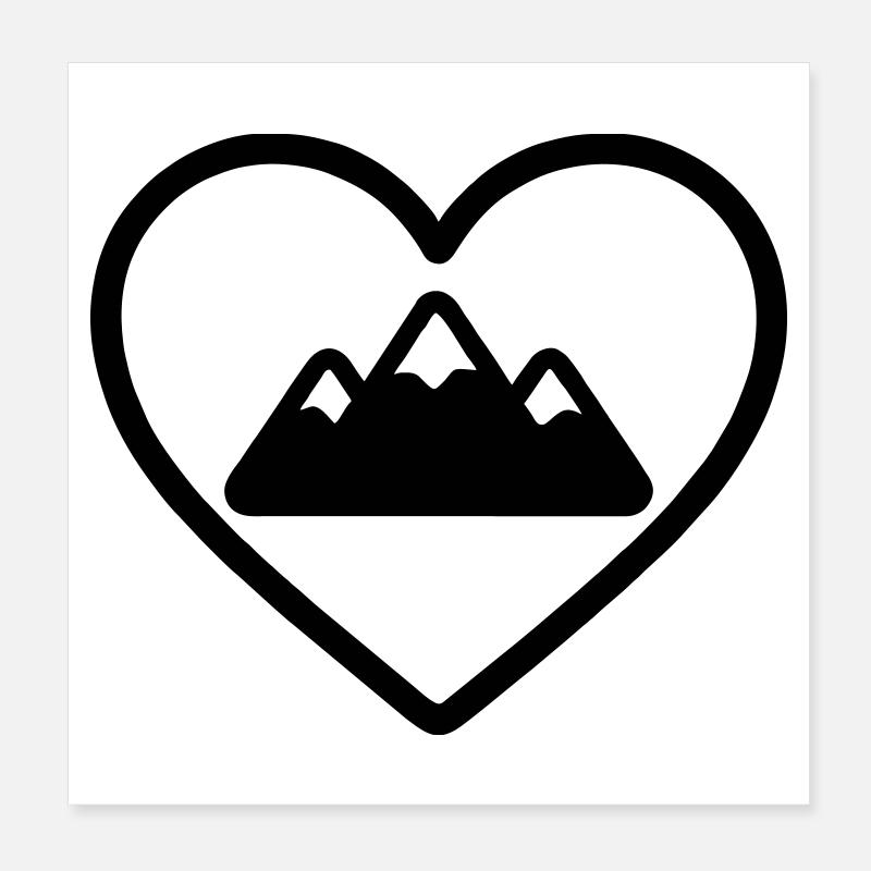 Herzberg Poster 20x20 cm