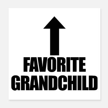 Nipote preferito Poster 20x20 cm
