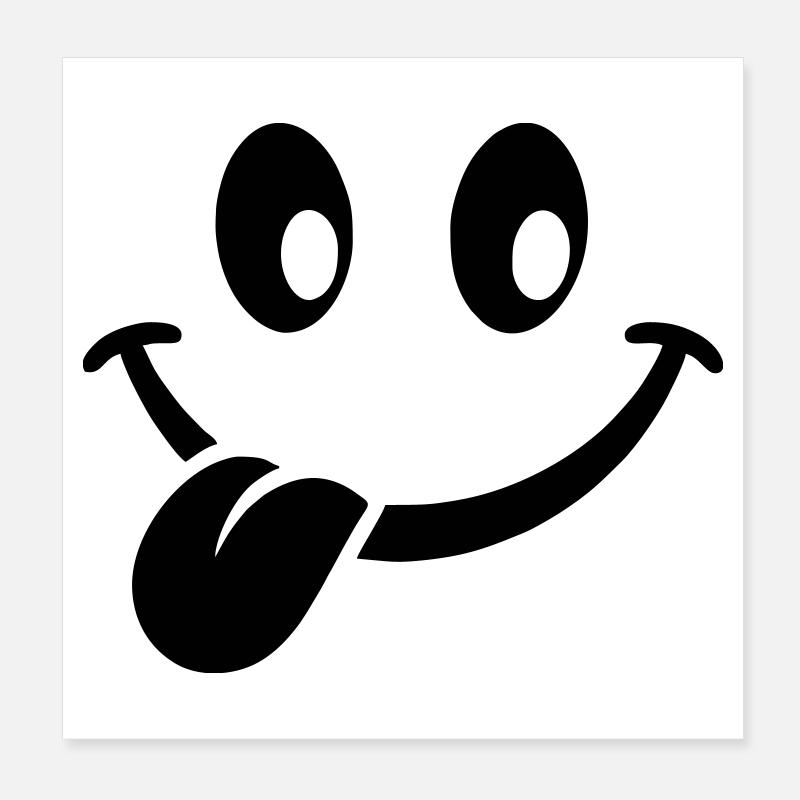 Smiley Poster 20 x 20 cm