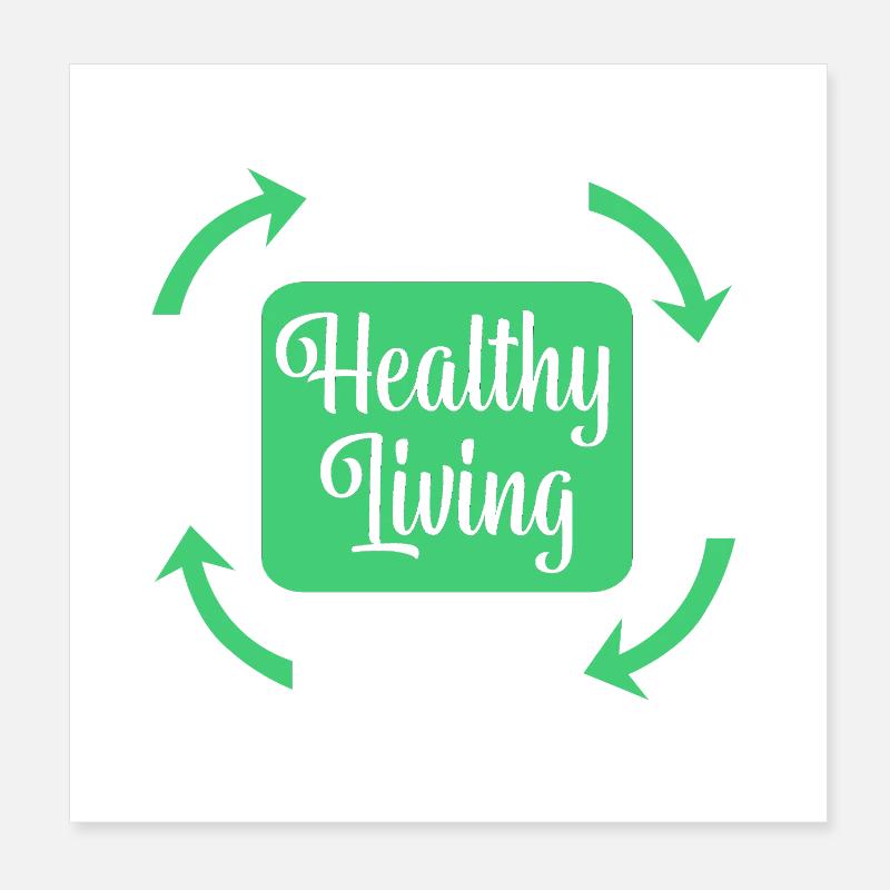 Nutrition alimentaire Poster 20 x 20 cm