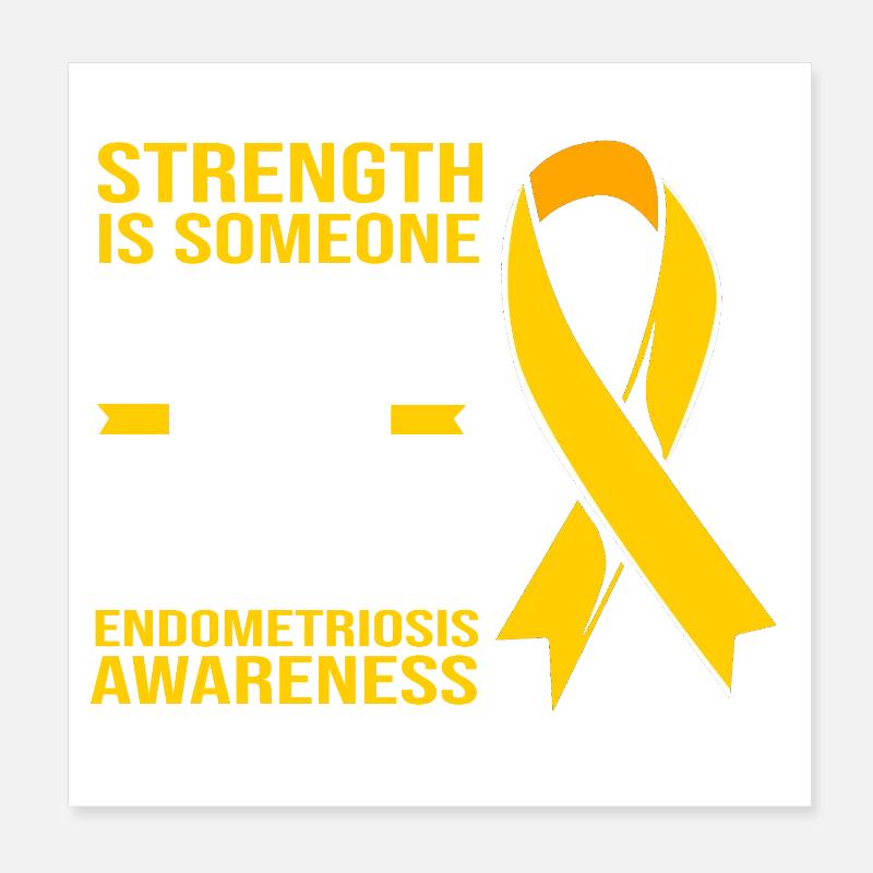 Endometriose Endo Poster 20x20 cm