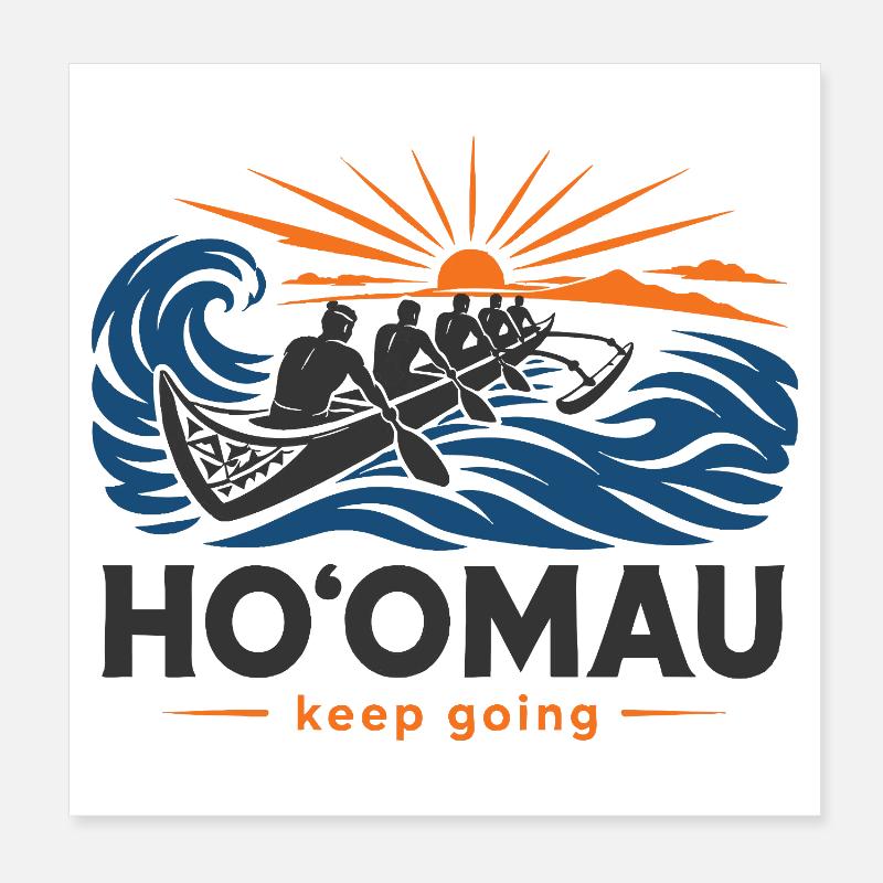 Hoomou, continue Poster 20 x 20 cm