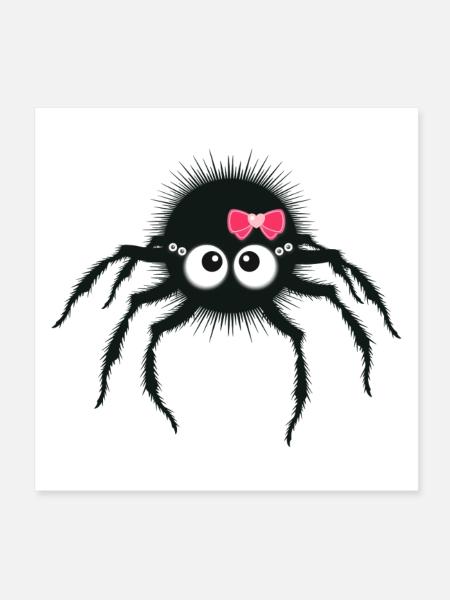 motiv_cuteS - Poster 20x20 cm - Weiß