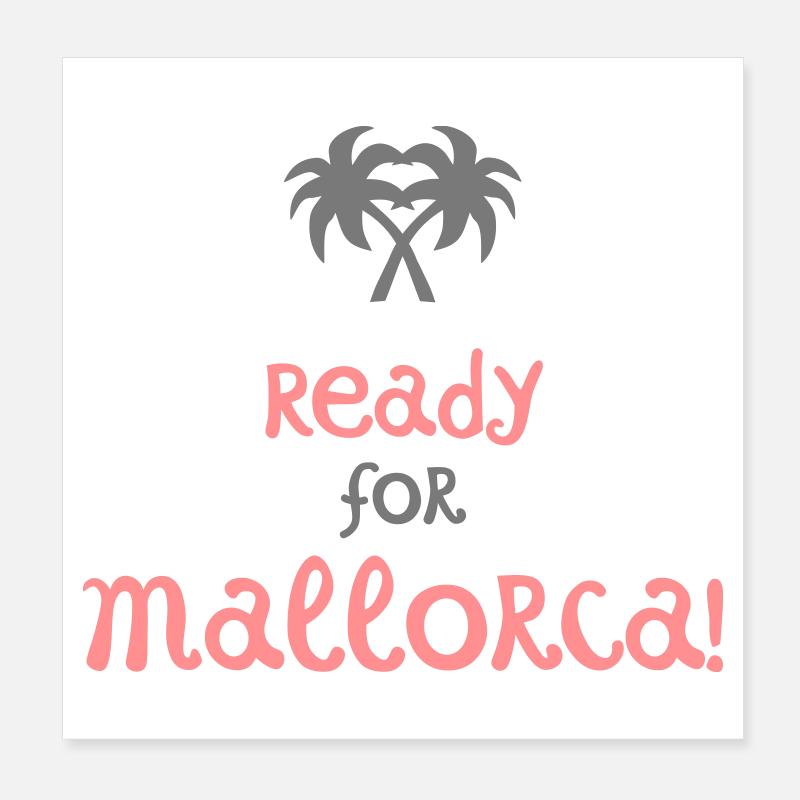 Mallorca Poster 20x20 cm