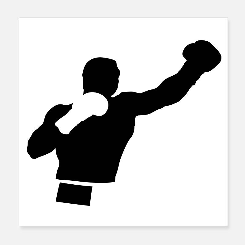 Boxer Poster 20x20 cm