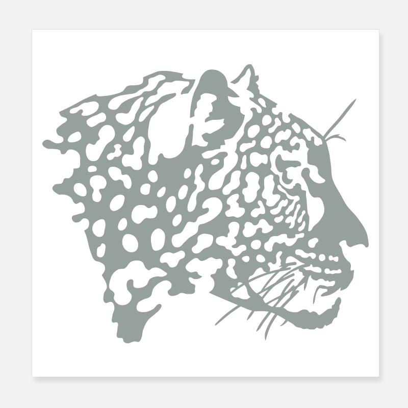 Gepard Poster 20x20 cm