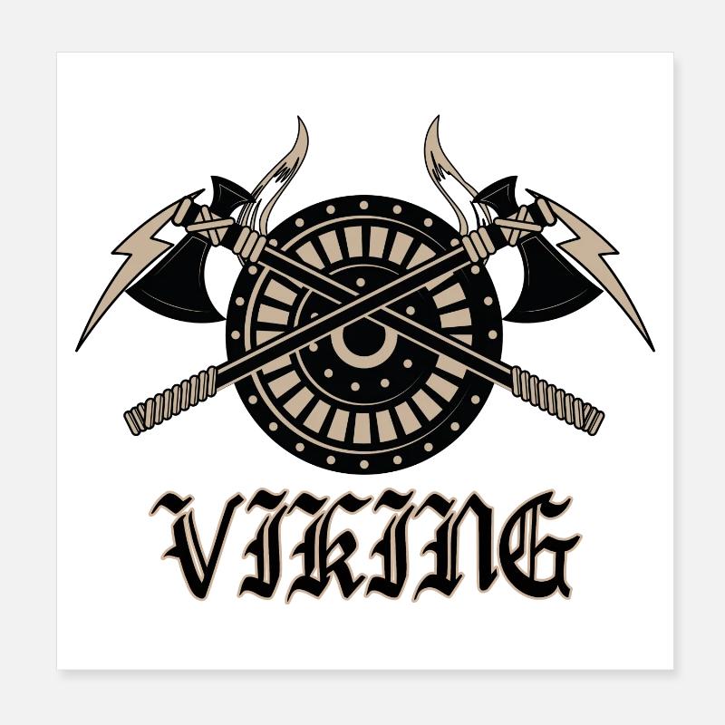 Vikings Poster 20 x 20 cm