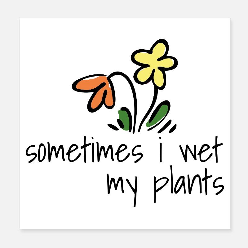 Jardin Poster 20 x 20 cm