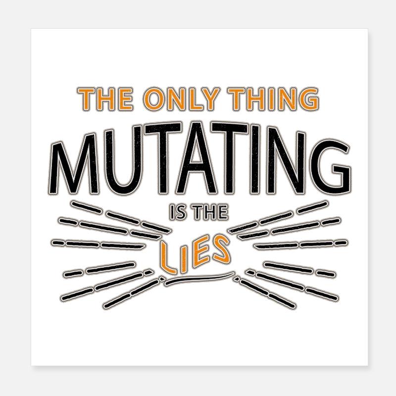 Spruch Poster 20x20 cm