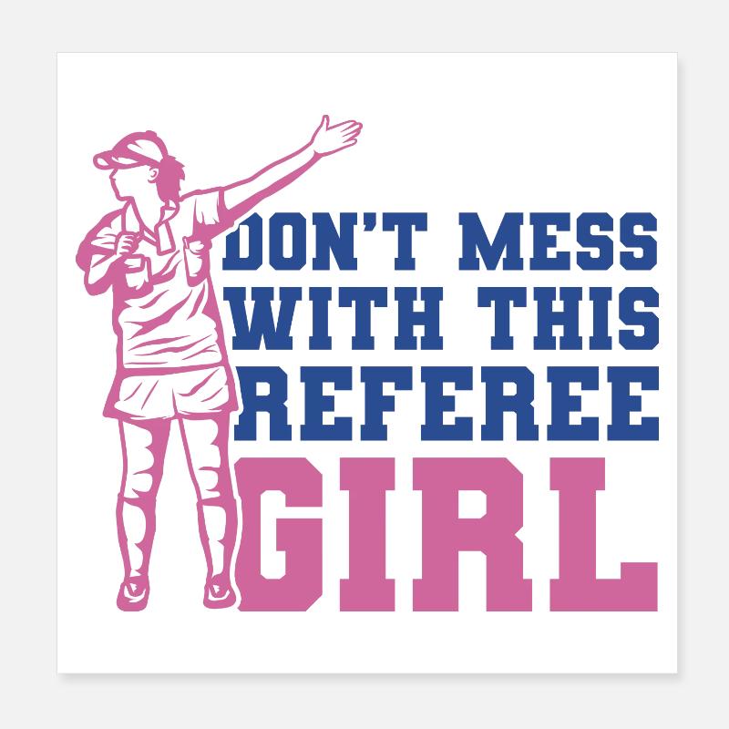 Arbitre Poster 20 x 20 cm