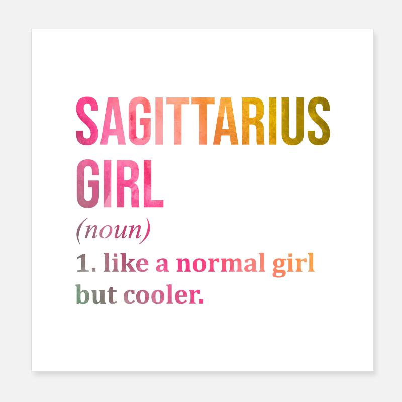 Schütze Poster 20x20 cm