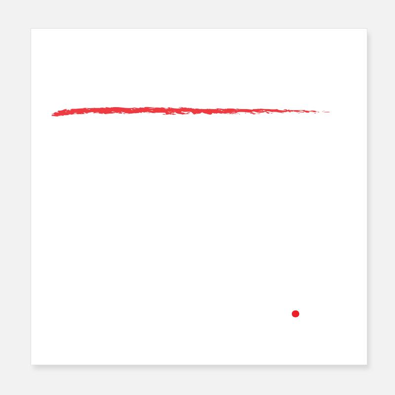 La vraie source de créativité est toujours devant [W] Poster 20 x 20 cm