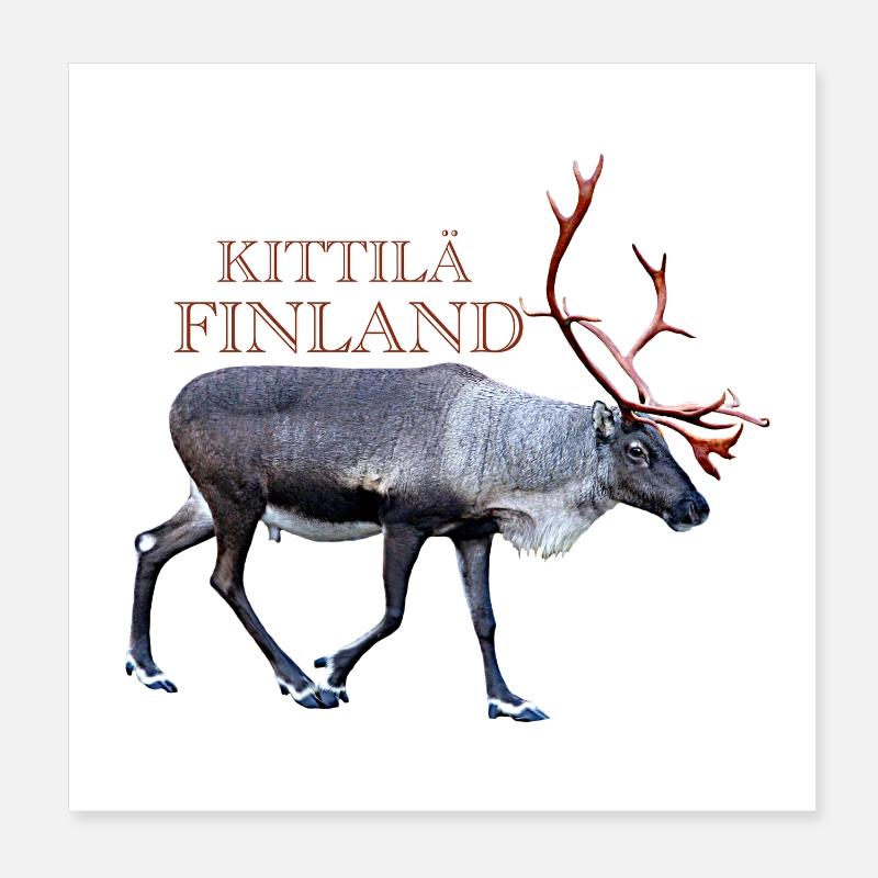 Kittilä Poster 20x20 cm
