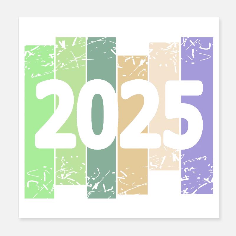 Œuvres d’art 2025 Poster 20 x 20 cm