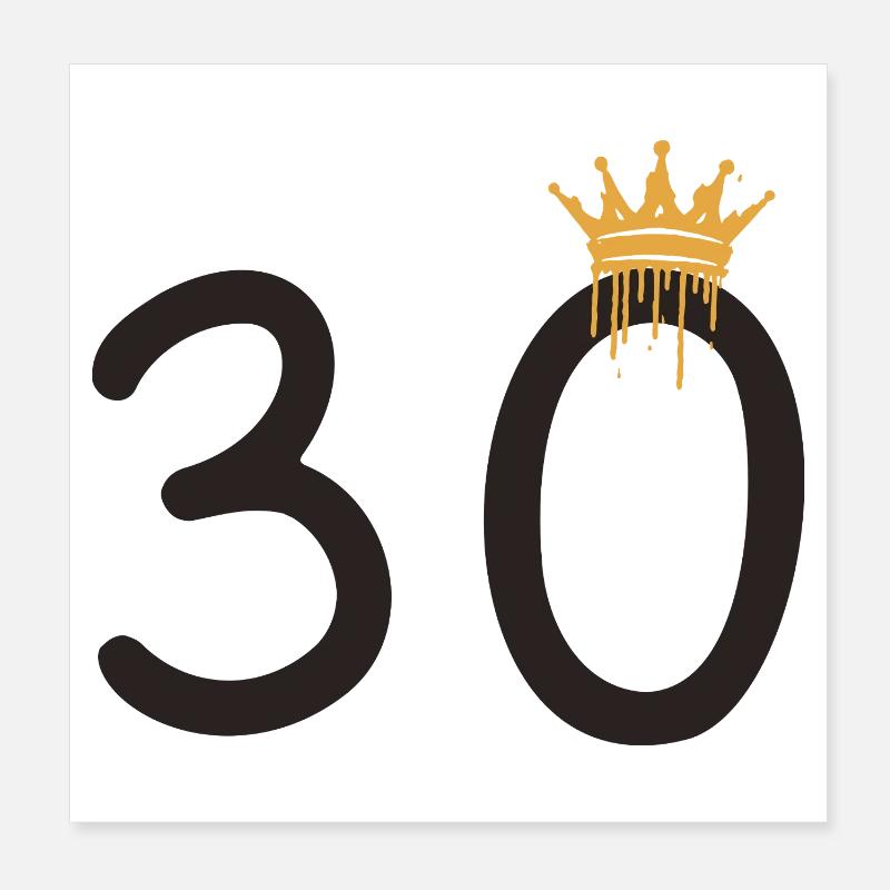 30 Poster 20 x 20 cm