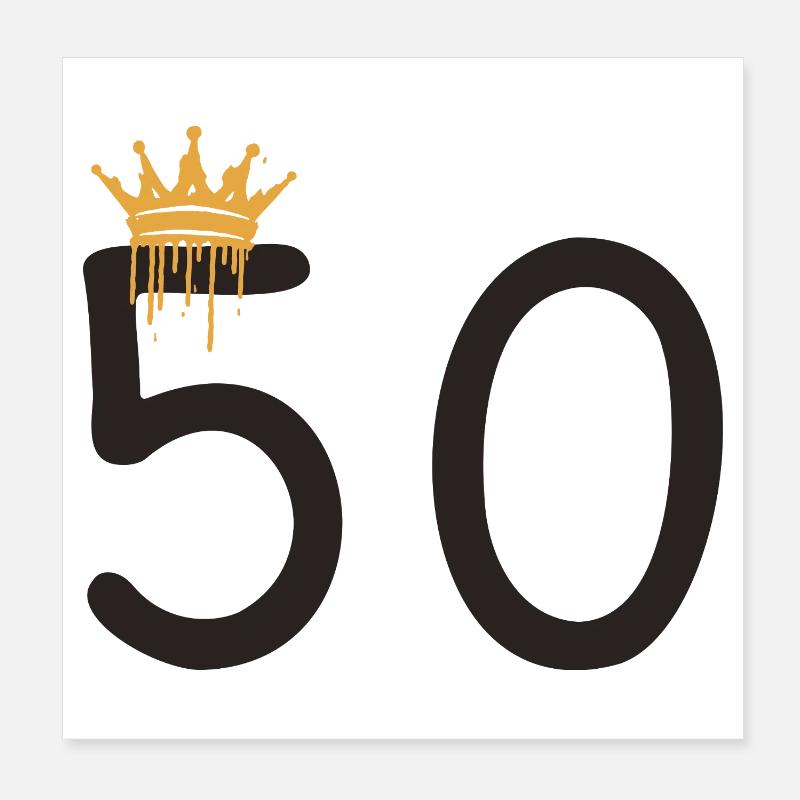 50 Poster 20 x 20 cm