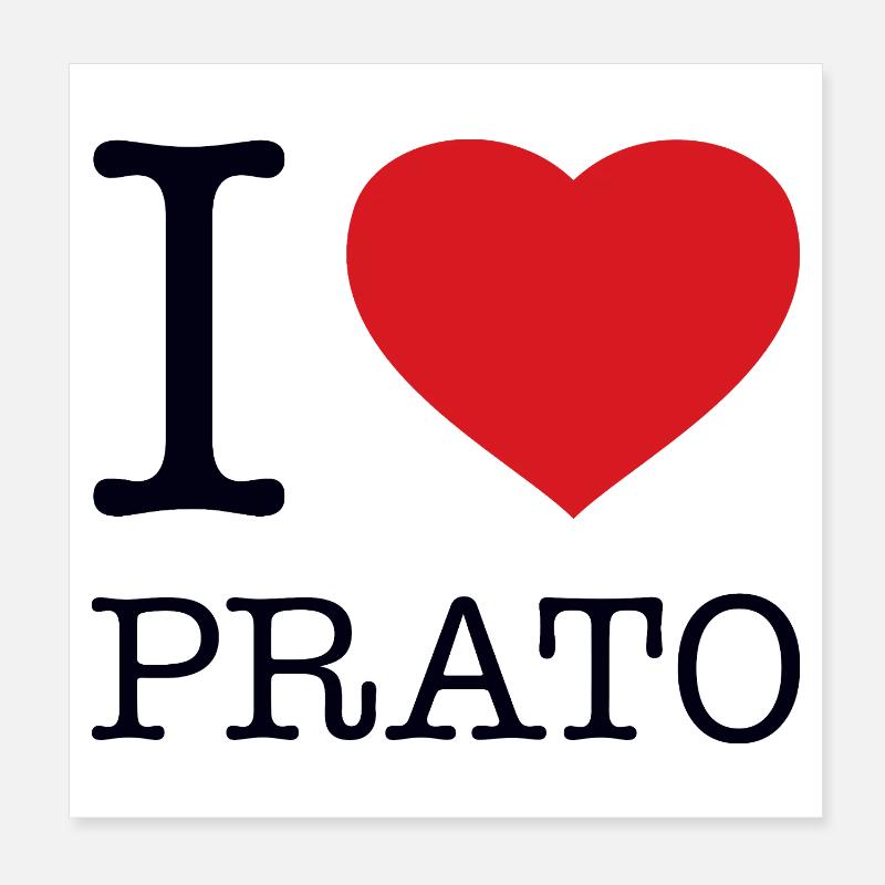 J’adore Prato Poster 20 x 20 cm