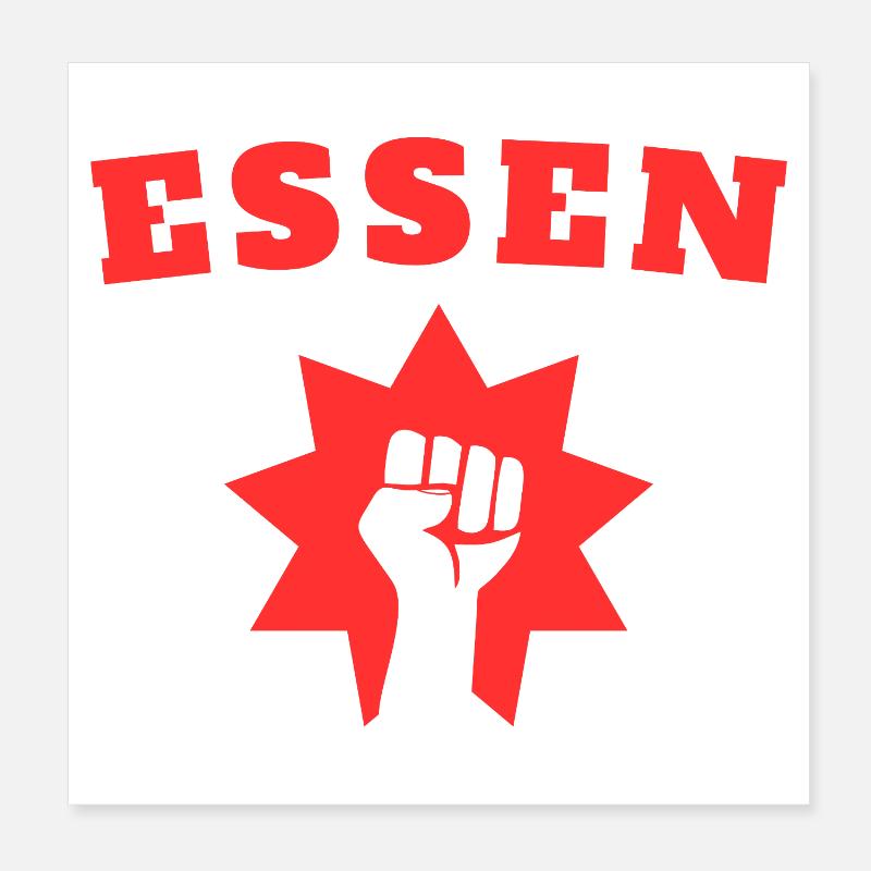 Essen Poster 20x20 cm