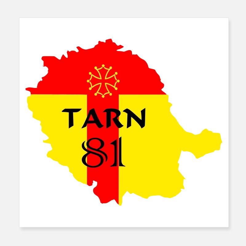Tarn 81 Poster 20 x 20 cm