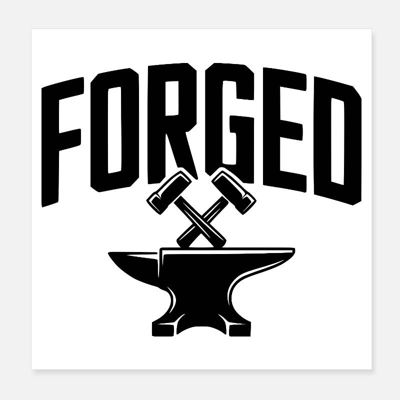 Forgé Poster 20 x 20 cm
